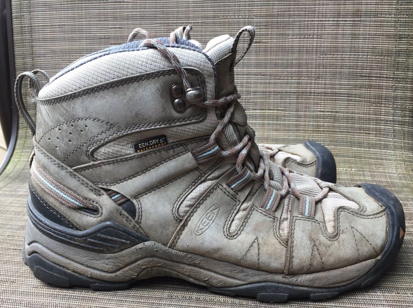 Stivali da trekking Keen donna Dri lex in pelle con solette in piedi taglia US 9 EU 39 5