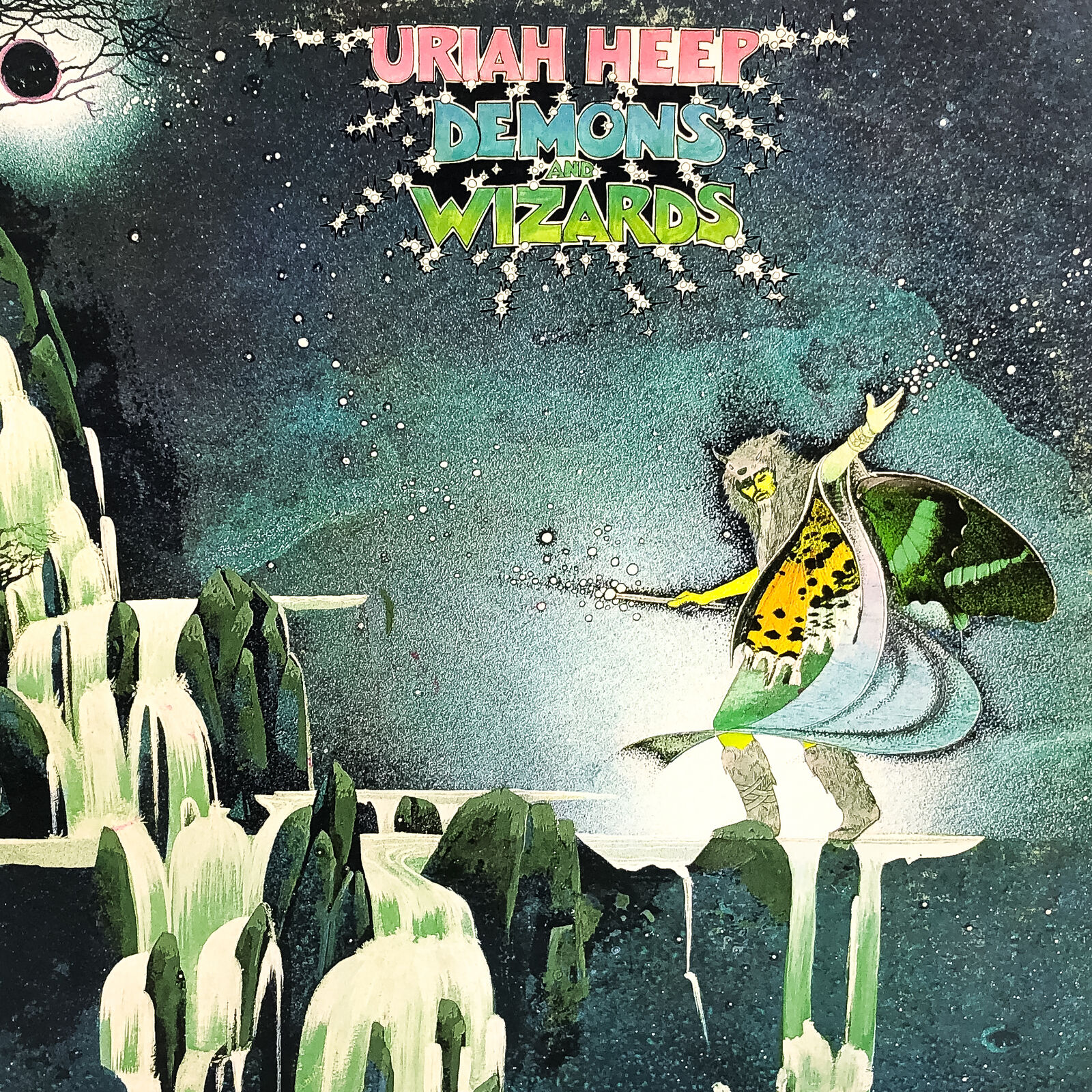 Uriah Heep Demons and Wizards Vinyl Record SRM-1-630 Mercury 1972 Gatefold Y