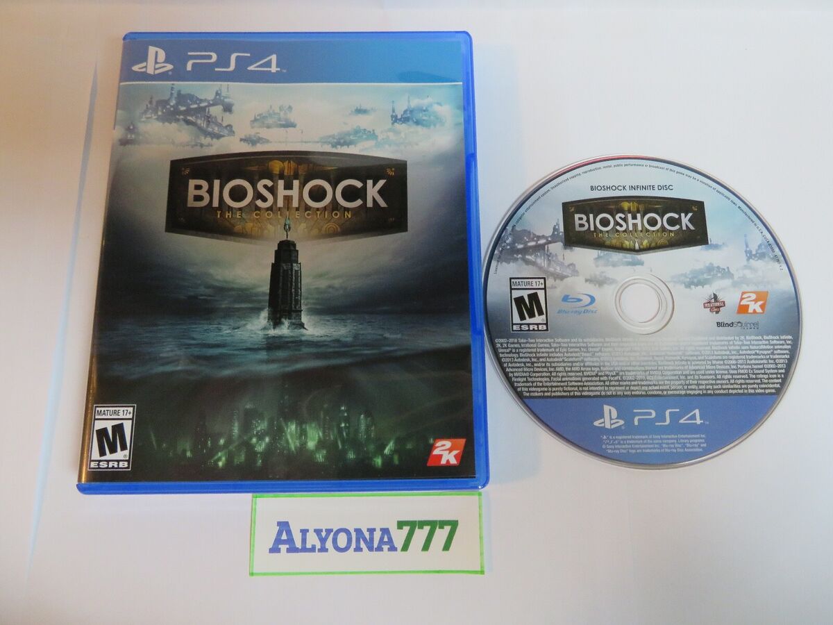 BioShock The Collection PlayStation 4 PS4 Games 3 Game Disc Bundle