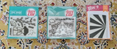 Avery Elle Clear Stamps (x2) und W PLUS 9 Clear Stamp