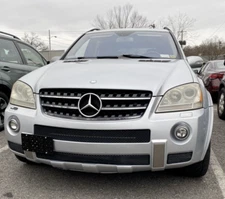 Bumper Tow Hook License Plate Mount Bracket for Mercedes ML-Class W164 2006-2011