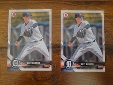 Two 2018 Bowman Draft Matt Manning Detroit Tigers #BD-145