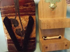 GENUINE JAPANESE WOOD THONG SANDALS/ SHOES New