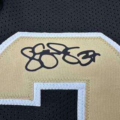 Facsimile Autographed Steve Gleason New Orleans Black Reprint