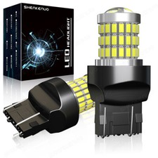 PAIR T20 580 Sidelight Drl Xenon Super White 6000K W21/5w Dual 7443 12v Bulbs UK