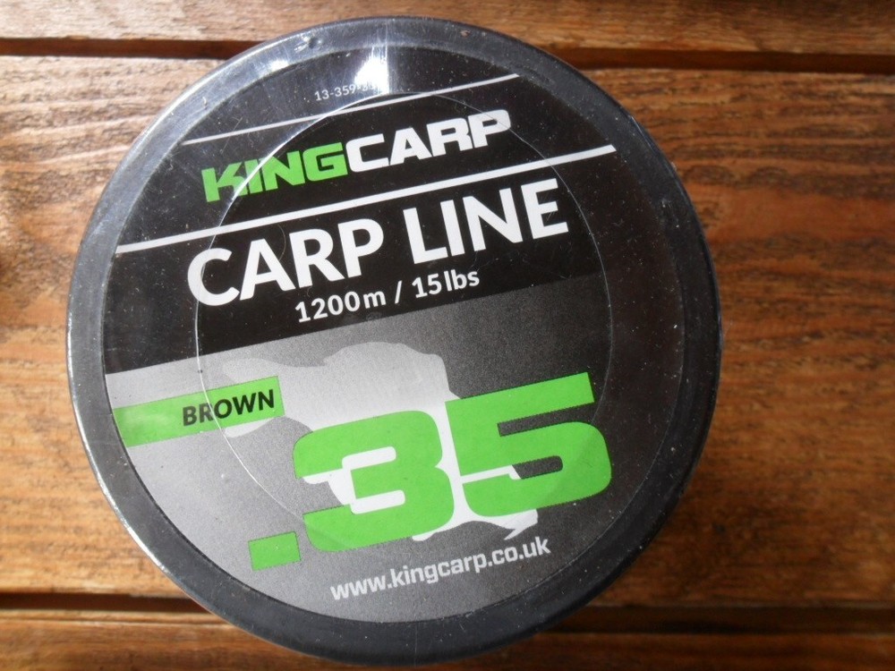 King Carp Carp Line .35 Brown 15lb 1200m Carp Reel Fishing King Carp Carp Line .35 Brown 15lb 1200m Carp Reel Fishing