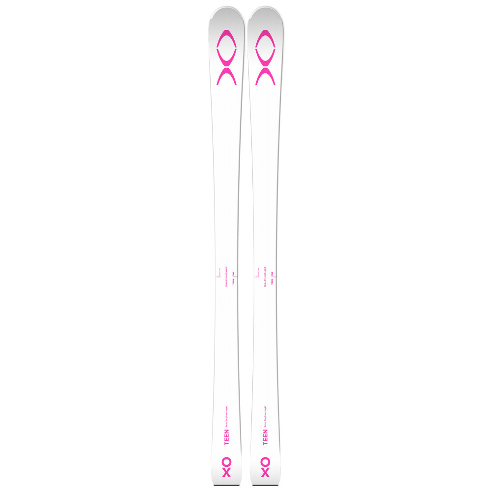 Ski XO Teen White Pink : casque de ski de glisse junior blanc et rose