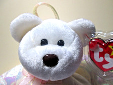 Halo the Bear 1998 Ty Beanie Babies 5th gen MINT PE stamped 431