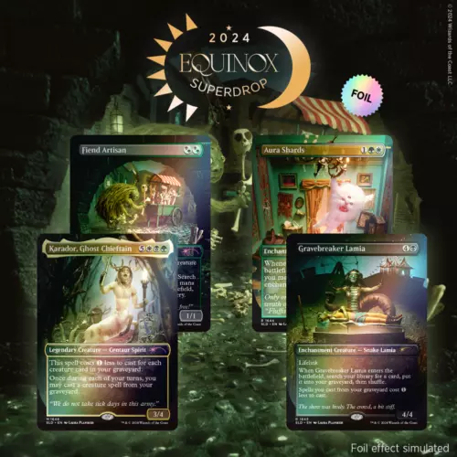 👹 Secret Lair - Diabolical Dioramas - FOIL - Aura Shards - Fiend Artisan - MTG