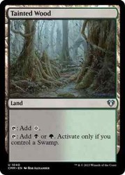 Tainted Wood #1040 Commander Masters Uncommon MTG Land