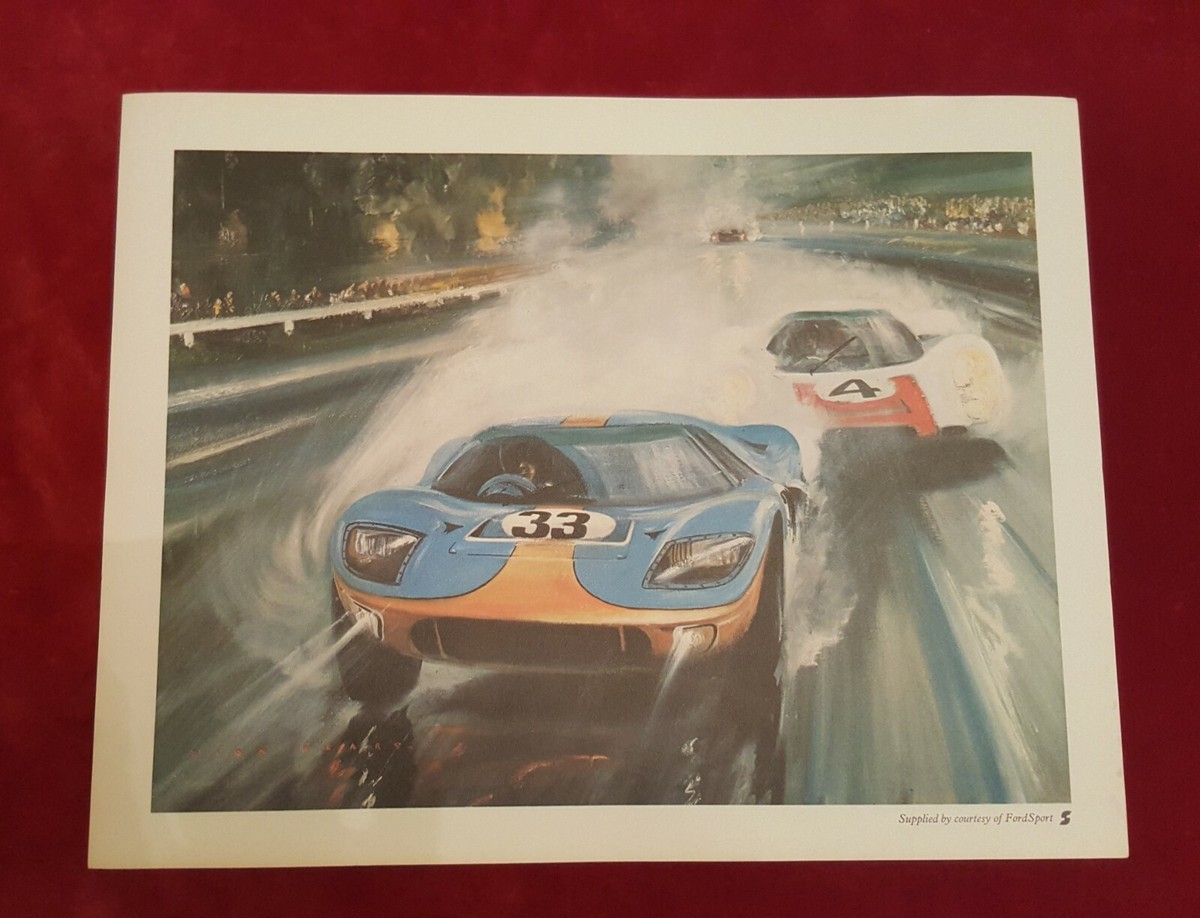 Supplied by courtesy of FordSport Vintage Original Poster 15