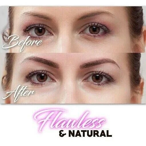 Eyebrow Stamp Powder Natural Shape Eye Makeup Waterproof Mirror ADJUSTABLE NEW - Image 2 of 4