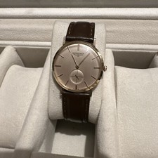 LONGINES  HAND-WINDING SMALL SECOND MEN'S VINTAGE WATCH SWISS 10kt gold 