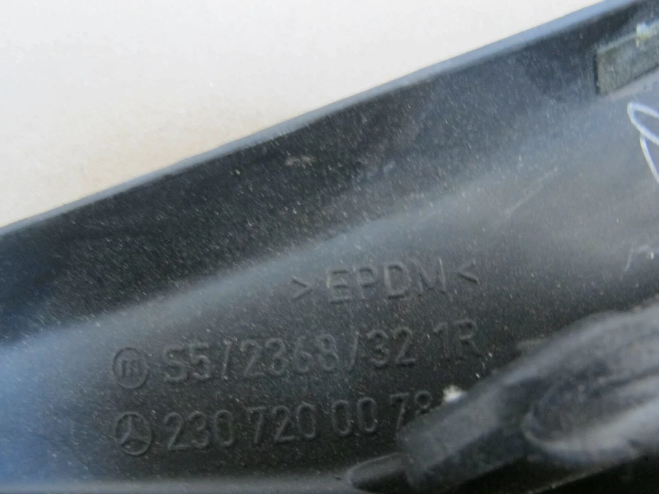 🥇03-12 MERCEDES R230 CLASE SL JUEGO DE 4 PARABRISAS Y PUERTA SELLO RESISTENTE AL CLIMA OEM Foto 4 de 4