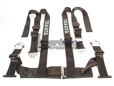 【Taka着用】LLICA ‐ PUSHEAD DELTA【©︎2010】 Takata Drift II Snap-On Seat Belt Safety Harness Black 2