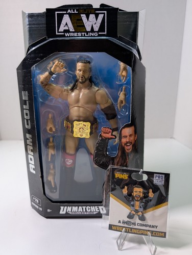 All Elite Wrestling AEW Unmatched Collection Series 10 Adam Cole Figure W/Pin!