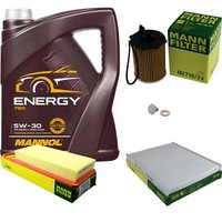 Mann Inspektionspaket 5 L Mannol Energy 5W-30 FüR Ford Fiesta VI