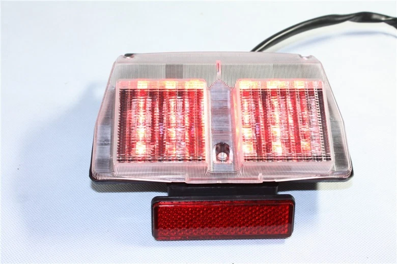 Luz trasera LED transparente señal de giro de freno para 94-03 Ducati 748 916 996/02-04 998 Foto 3 de 4