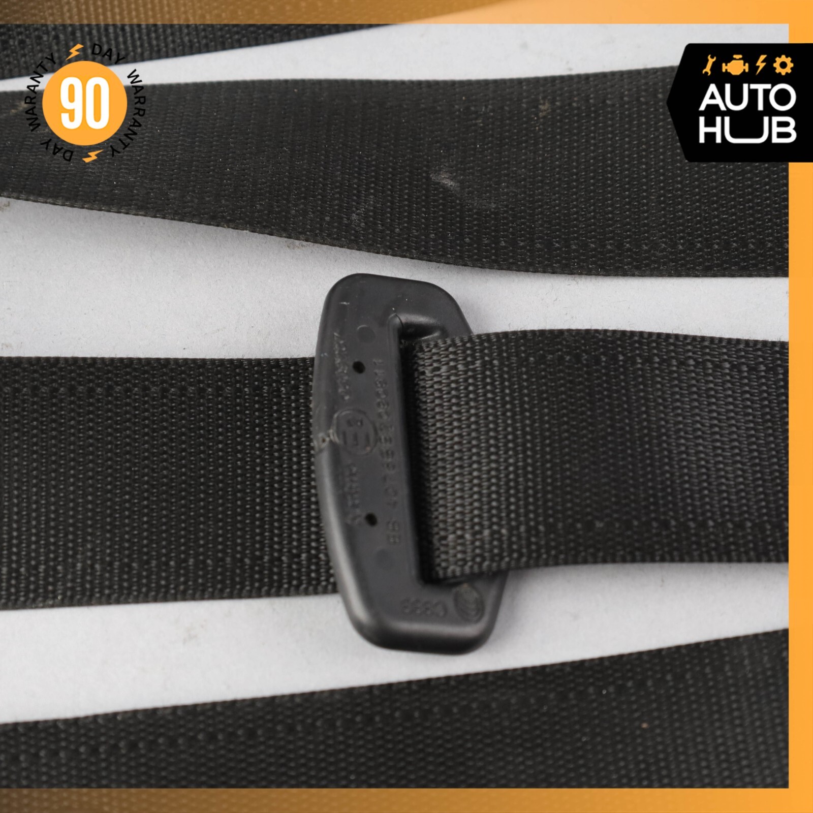 08-19 Maserati GranTurismo M145 Front Right Side Seat Belt Black OEM