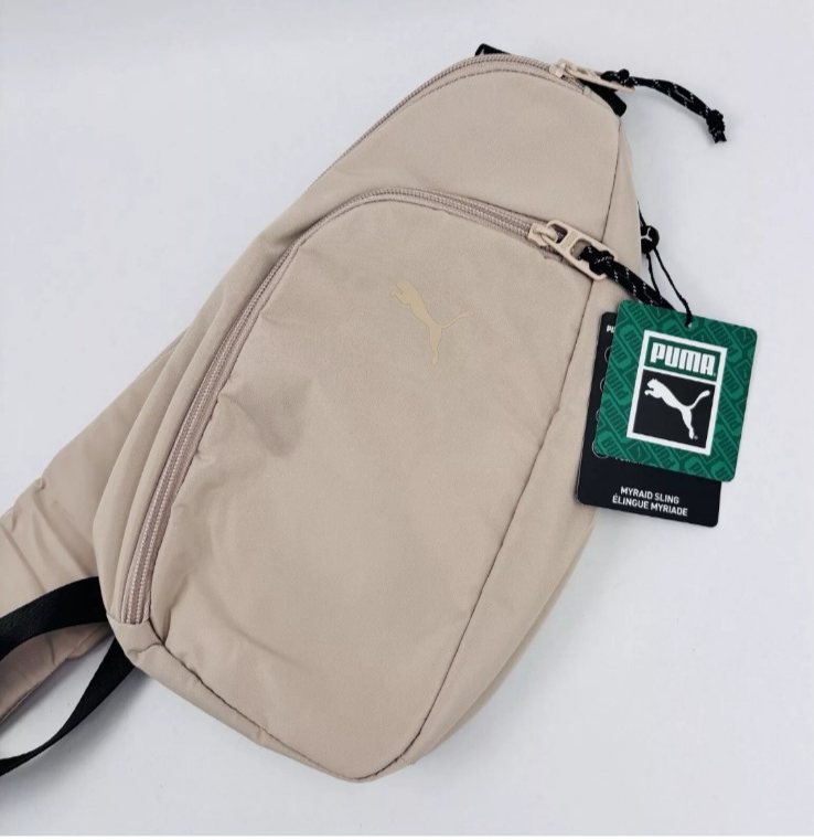 PUMA Myriad Sling Bag In Beige NWT Puma Myriad Sling Bag Beige New FitFabFun | eBay main image 4