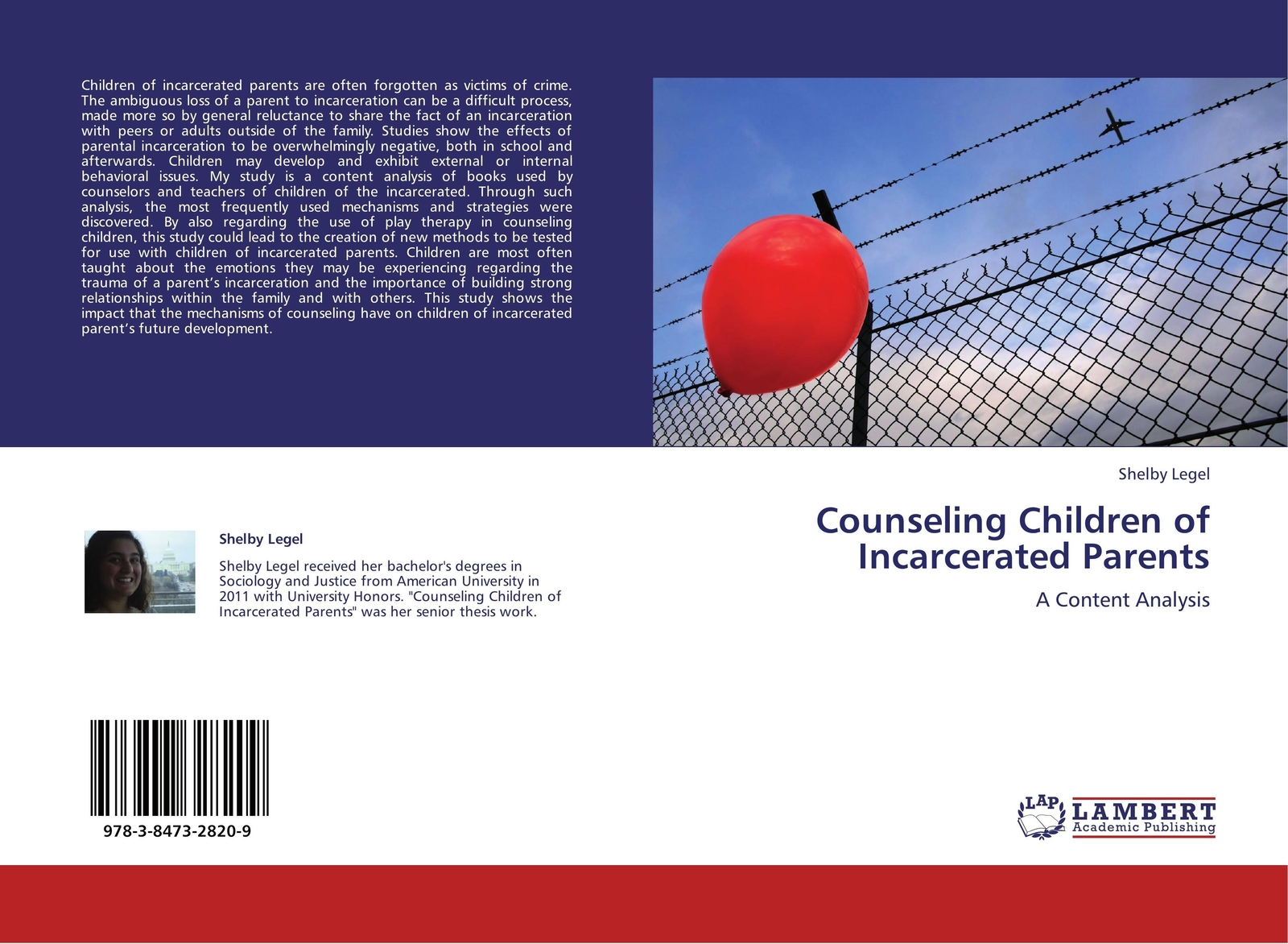 Thumbnail - Shelby Legel | Counseling Children Of Incarcerated Parents |