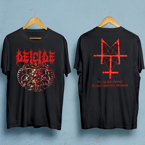Deicide band 2 sides BLACK T-shirt short sleeve All sizes JN513
