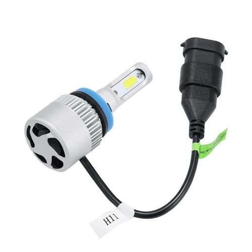 9005+H11 LED Headlight Bulbs Kit High Low Beam 6000K White 600000LM VS HID Lamp - Picture 11 of 12