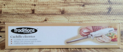 Traditions by Proctor Silex-White Electric Carving Knife-Model 74388