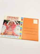 Vintage Cherokee Indian Postcard Book