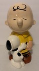 Peanuts Snoopy Hugging Charlie Brown Westland Giftware 2010 Cookie Jar RARE — photo 1
