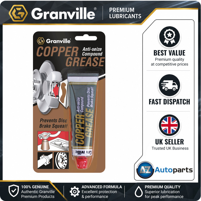 Granville - Copper Grease Multi Purpose Anti Seize Assembly Compound 70g