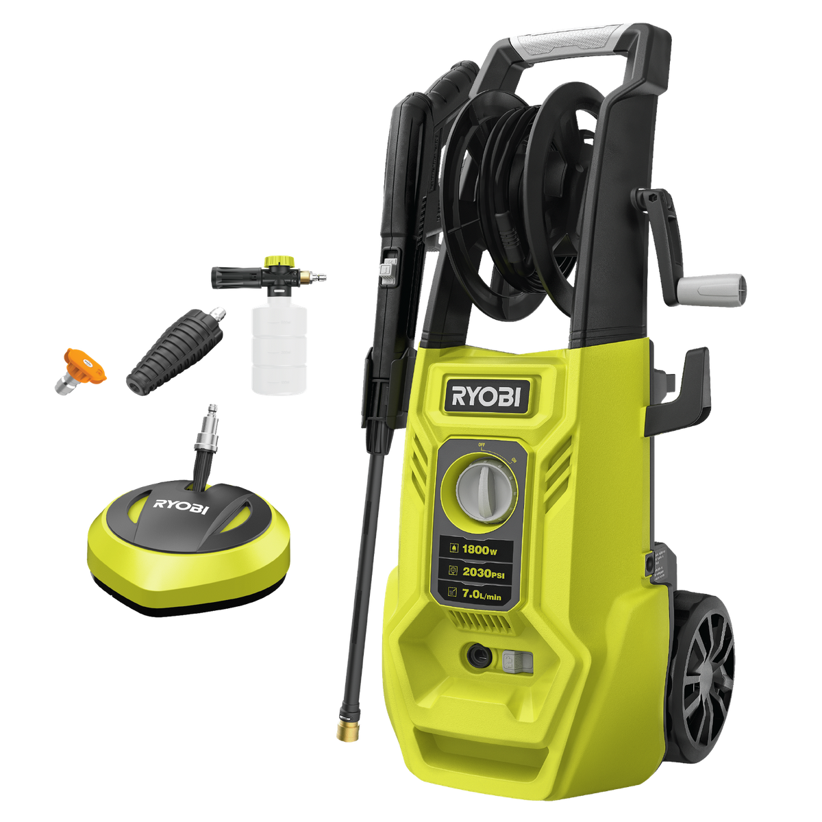 Ryobi 2030 PSI High Pressure Washer Australia
