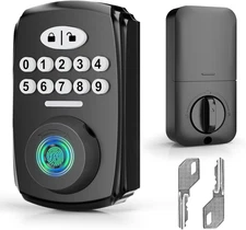 Smart Keyless Entry Deadbolt with Fingerprint and Keypad - Easy Install