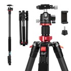 CAVIX Professional 62" Carbon Fiber Camera Tripod, Tripod & Fiber(62")