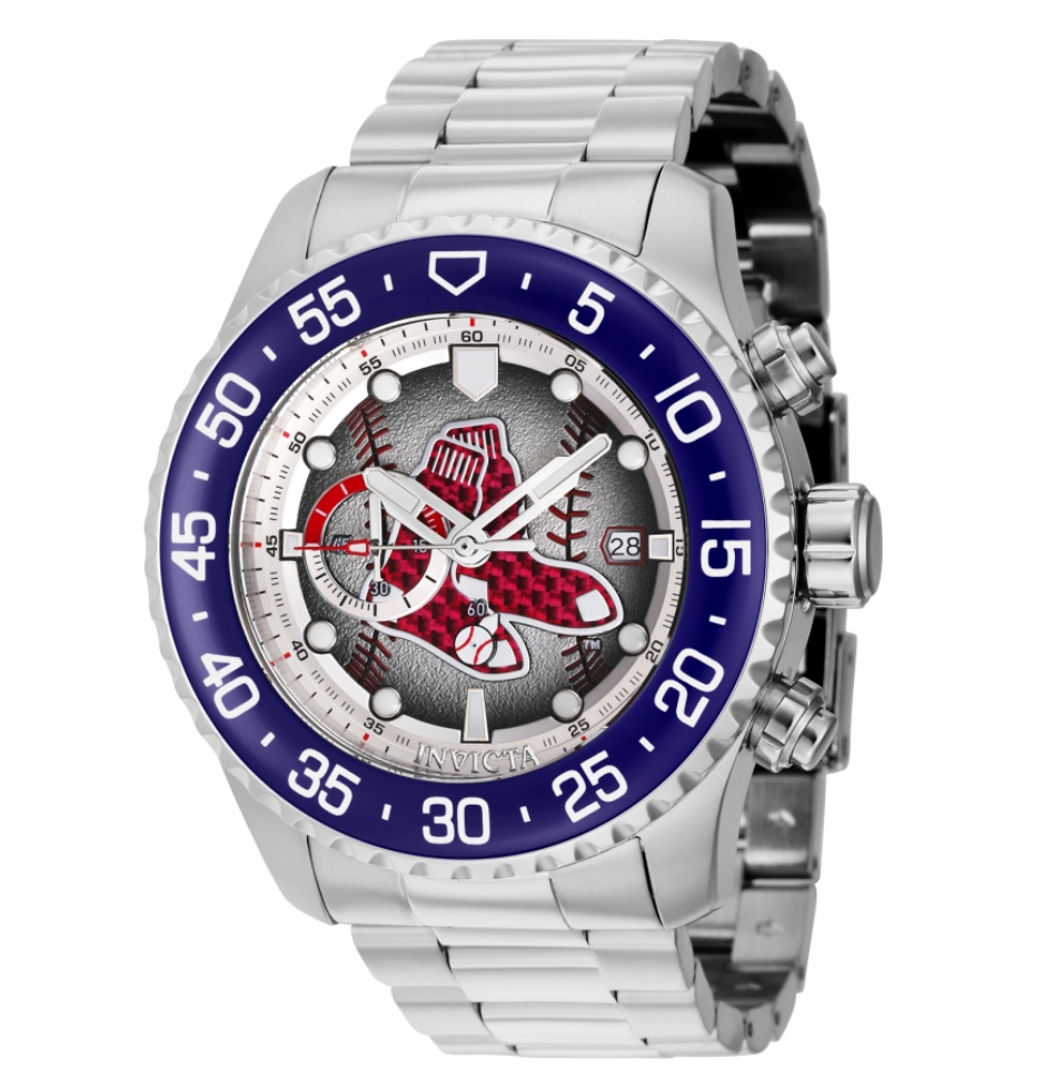Invicta Pro Diver 50mm Chronograph Watch Boston Red Sox MLB 42683 for Men