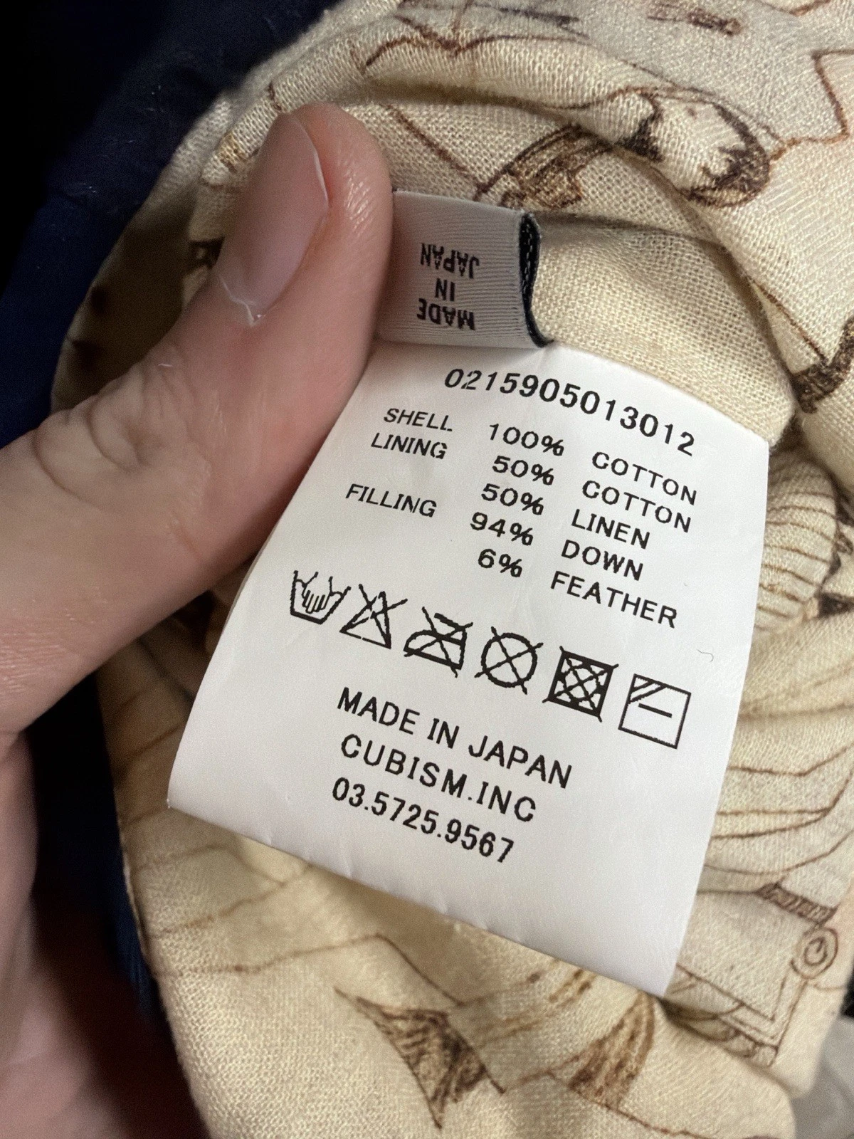 Visvim FW15 ICT Kerchief Down JKT Kofu Made in Japan Indigo Dye Size 3/L Rare - product detail image 10