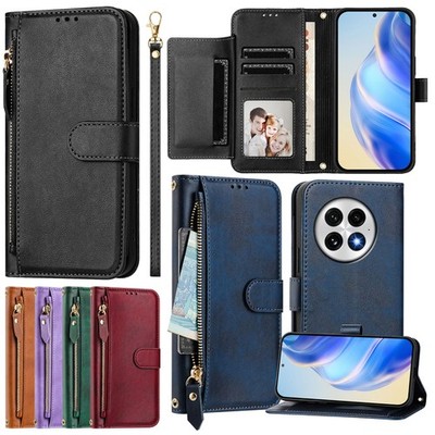 Zipper Wallet Leather Phone Case Flip Cover For OnePlus 15T 13R 12 Nord 5 CE4 3
