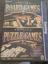HOYLE BOARD GAMES HOYLE PUZZLE GAMES NOT RATED GAMING CD PREOWNED FREE USA SHIP
