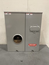 Milbank Ringless Meter Socket With Main 240V 320A 1PH U4835-X-2/200-BL