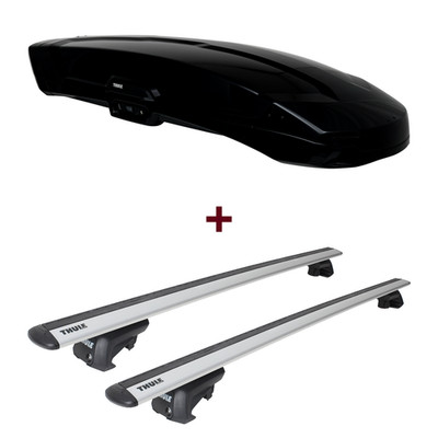 Dachbox Thule Vector L + Dachträger Thule für Chevrolet Rezzo Van  neu