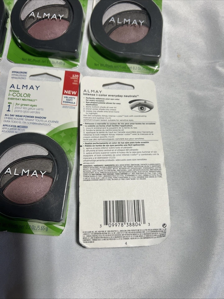 Almay Intense I-Color Powder Shadow For #120 Greens Eyes Set 6 Pack - Image 2 of 2