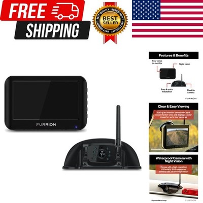 Vision S Wireless RV Backup Camera System with 4.3-Inch Monitor, 1 Rear Shark...