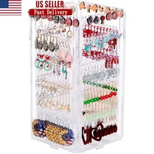 Jewelry Organizer Earrings Necklaces  Bracelets Rotating Display New
