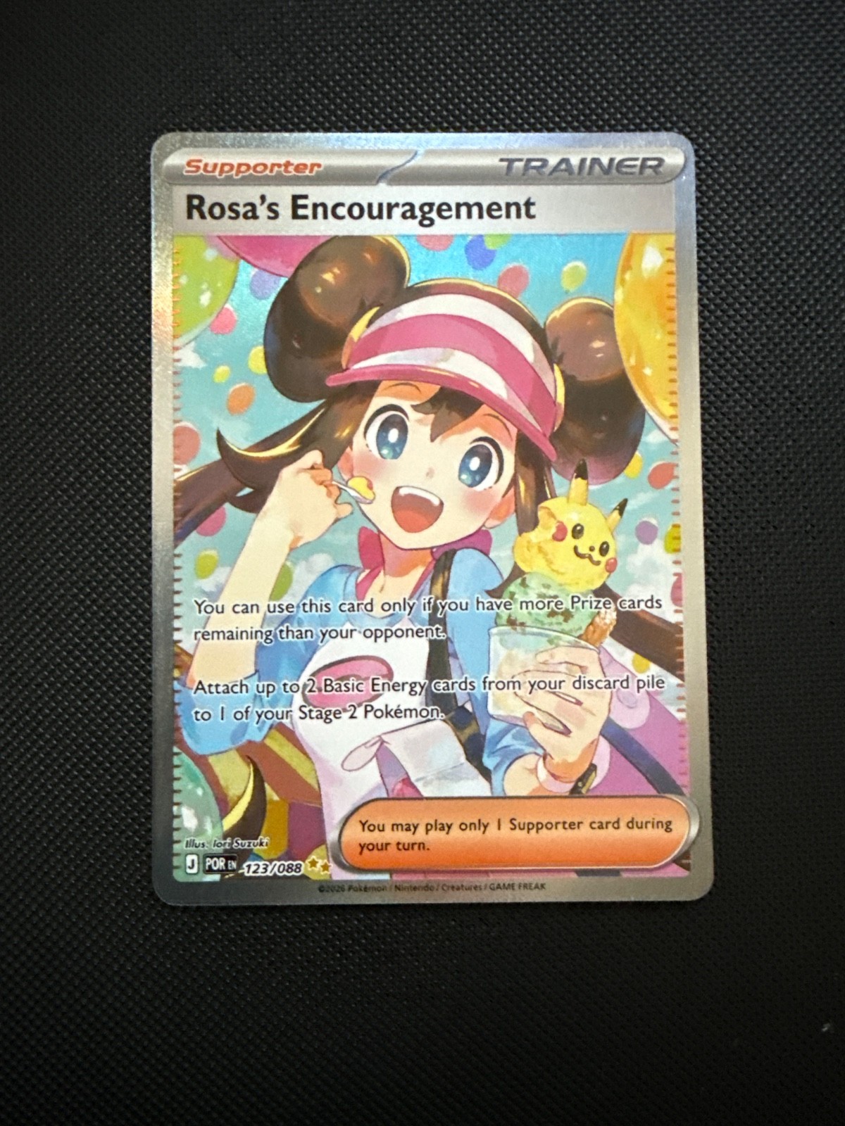 Rosa's Encouragement 123/088 Me03: NM -Perfect Order Holo