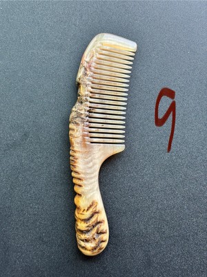 RARE FIND - US Local 100% Handmade Anti Static Natural Sheep Horn Comb
