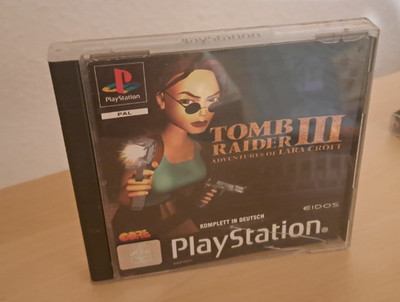 Sony PS1 Playstation 1 Tomb Raider 3 - mit OVP und Anleitung