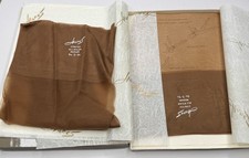 Vintage Hanes Nylon Stockings Stretch 440 SOUTH PACIFIC Size 8.5 9 9.5 M 2 Pair