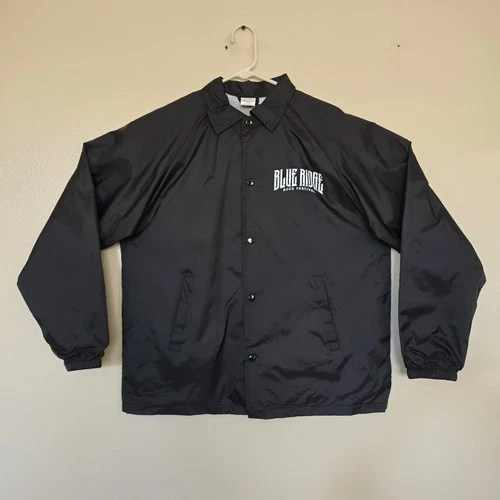 Blue Ridge Rock Festival Windbreaker Men's Large Bear Screaming Coaches Jacket image 3