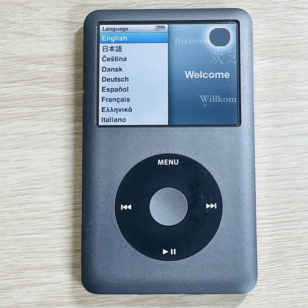 Apple アップル iPod Classic A1238 120GB Apple Ipod Classic 5Th Gen 120Gb Black Mp3 Player Portable