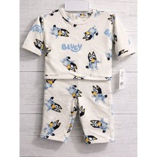 NWT Bluey Baby Boys 2 Piece Outfit Set 6M Shirt Pants Bingo Cartoon Playwear